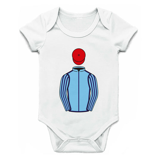 Yeo Racing Partnership Single Silks Baby Grow