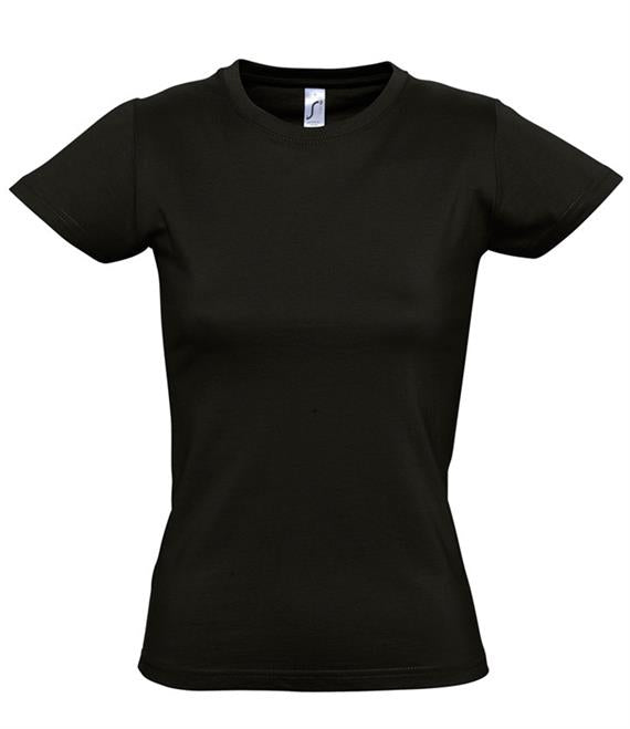 Ladies Personalised T-shirt (White, Greys and Blacks)