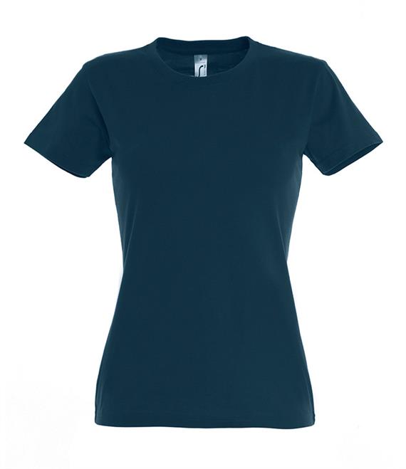 Ladies Personalised T-shirt (Blues, Purples and Greens)