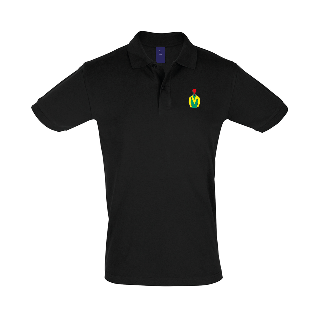 Mens Alan Potts Embroidered Polo Shirt - Clothing - Hacked Up