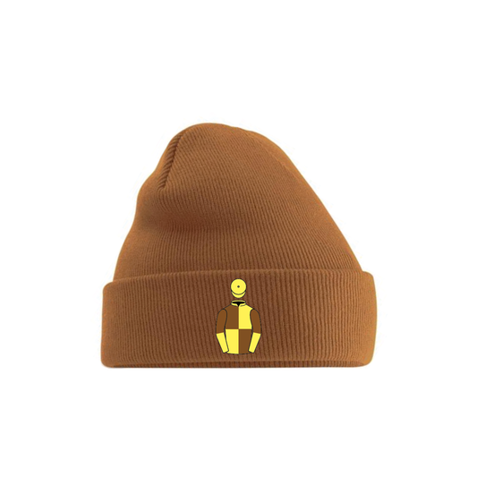Audrey Turley Embroidered Cuffed Beanie - Hacked Up