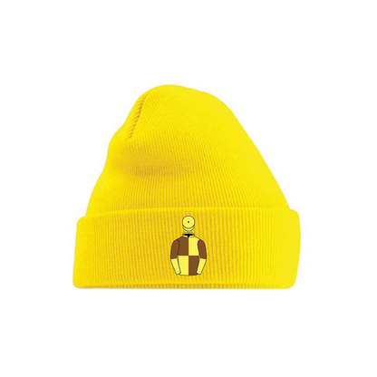 Audrey Turley Embroidered Cuffed Beanie - Hacked Up