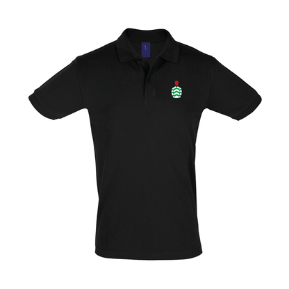 Mens Bective Stud Embroidered Polo Shirt - Clothing - Hacked Up