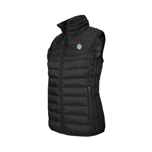 Ladies Bective Stud Embroidered Kariban Lightweight Bodywarmer - Clothing - Hacked Up