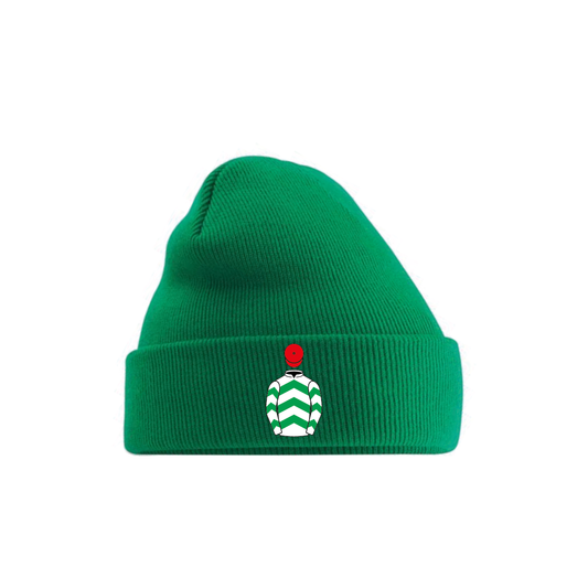 Bective Stud Embroidered Cuffed Beanie - Hacked Up