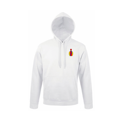 Unisex Brocade Racing Embroidered Hooded Sweatshirt - Clothing - Hacked Up