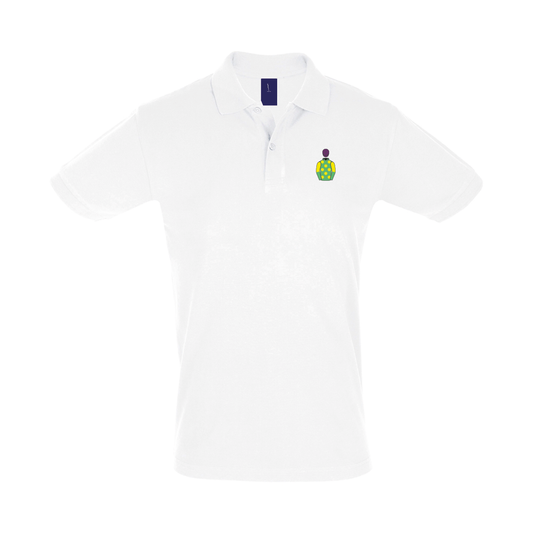 Mens Clive Smith Embroidered Polo Shirt - Clothing - Hacked Up