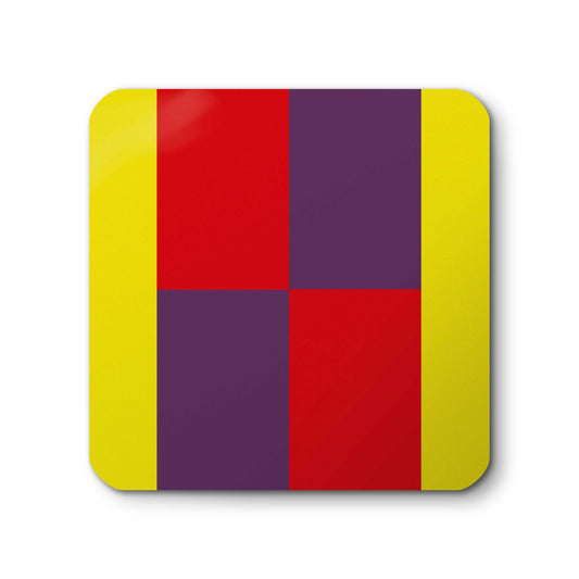 Brocade Racing Ceramic Coaster - Ceramic Coaster - Hacked Up