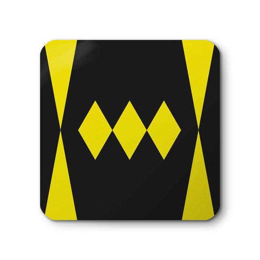 J P Romans Ceramic Coaster - Ceramic Coaster - Hacked Up