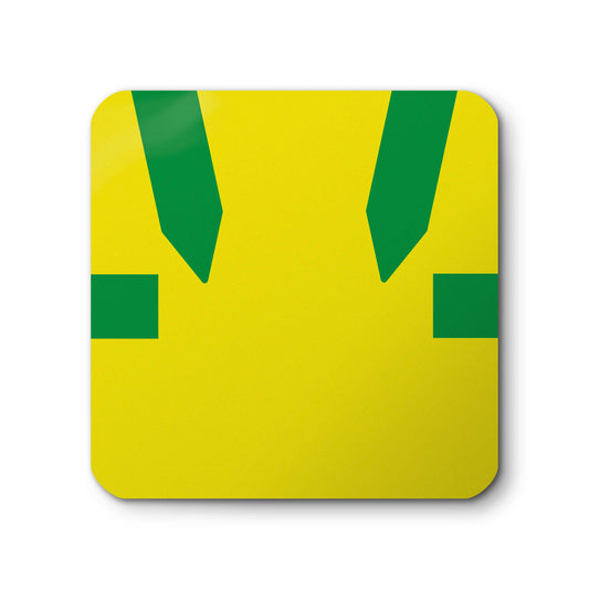 Lady Dulverton Horse Racing Ceramic Coaster with Cork Base - Hacked Up Horse Racing Gifts