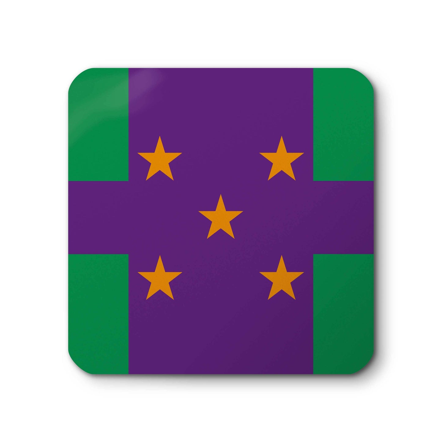 Ms E L Banks Ceramic Coaster - Ceramic Coaster - Hacked Up