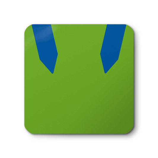 Dr J Walker Ceramic Coaster - Ceramic Coaster - Hacked Up