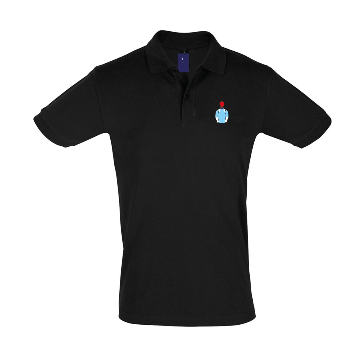 Mens Foxtrot Racing Embroidered Polo Shirt - Clothing - Hacked Up