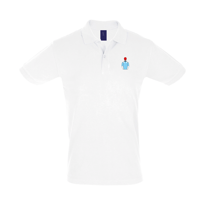 Mens Foxtrot Racing Embroidered Polo Shirt - Clothing - Hacked Up