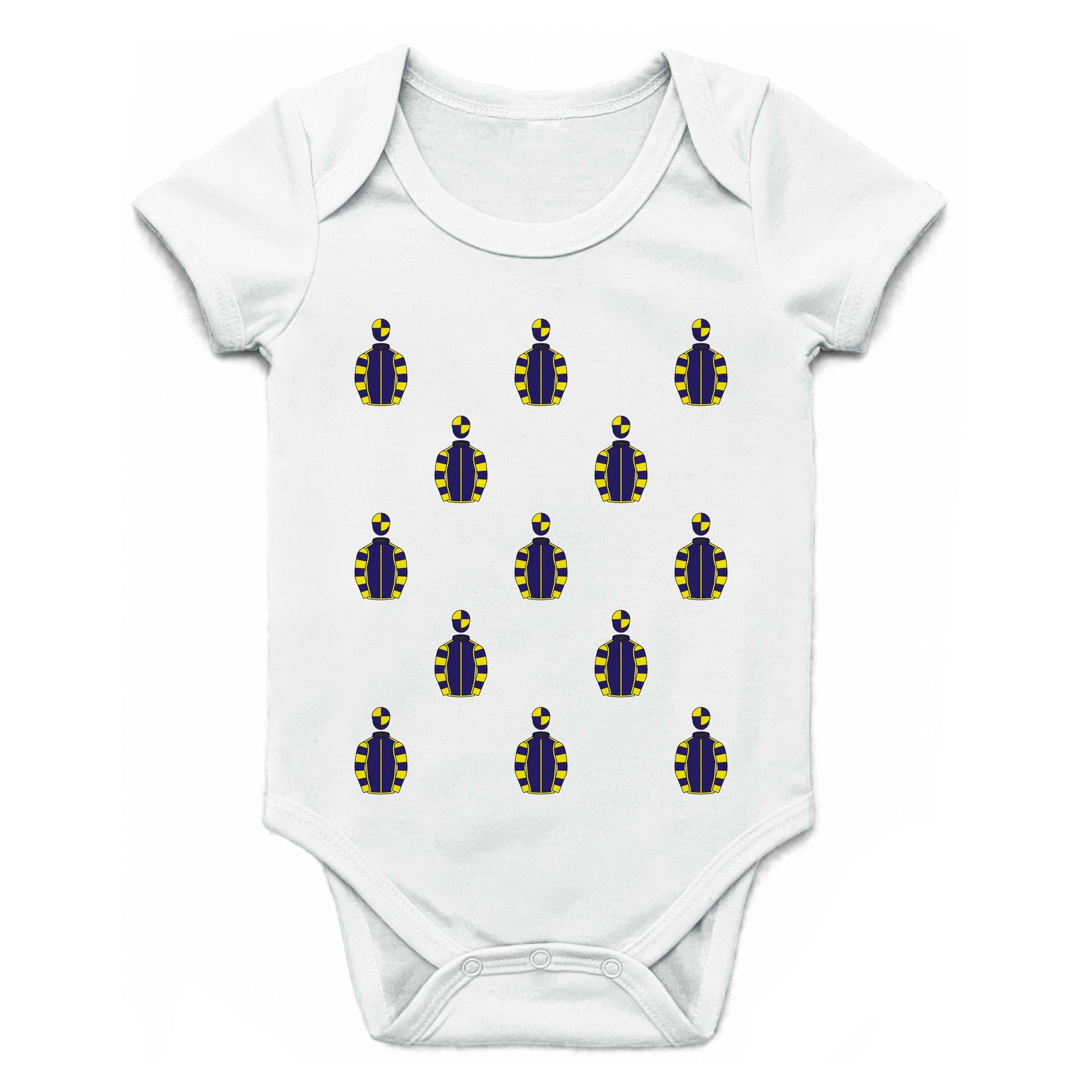 Matt Watkinson Racing Club Multiple Silks Baby Grow - Baby Grow - Hacked Up