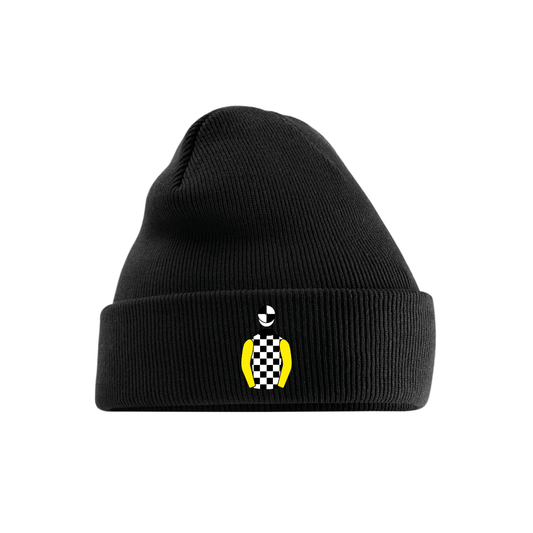 Malcolm C Denmark Embroidered Cuffed Beanie - Hacked Up