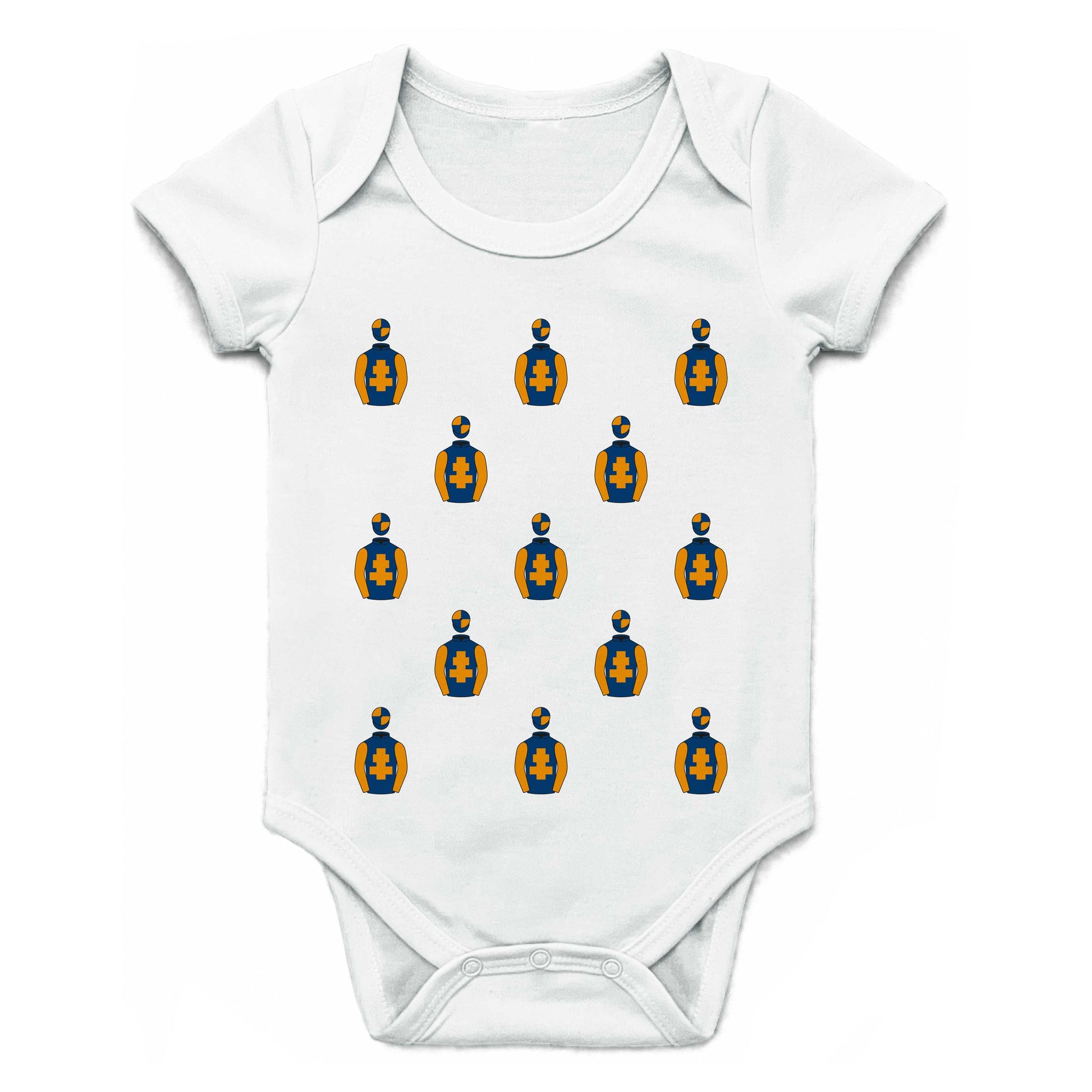 Albert Dravins And Eamonn Scanlon Multiple Silks Baby Grow - Baby Grow - Hacked Up