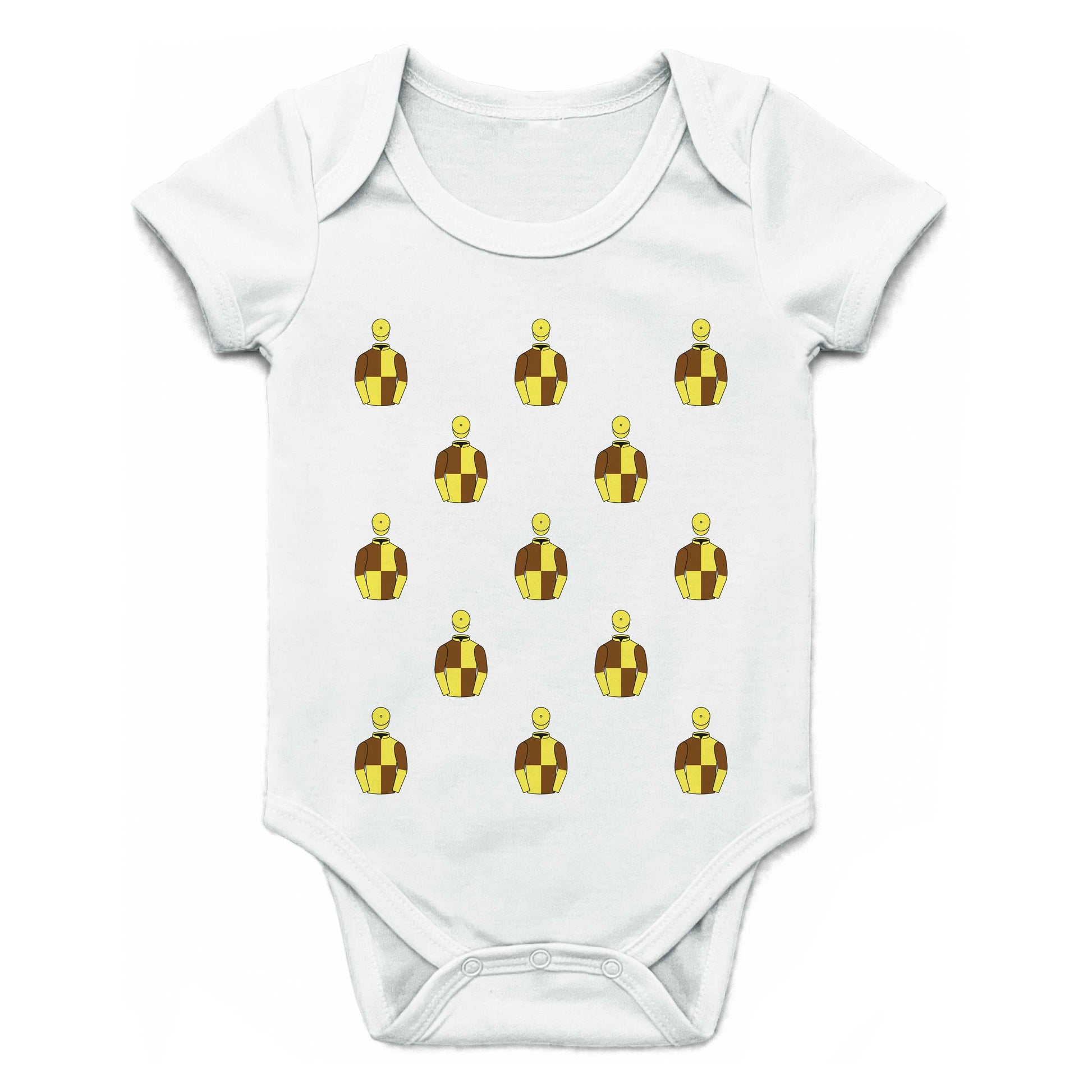 Mrs Audrey Turley Multiple Silks Baby Grow - Baby Grow - Hacked Up