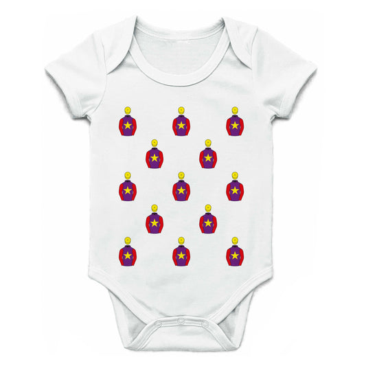 Mrs B Tully and R Lock Multiple Silks Baby Grow - Baby Grow - Hacked Up