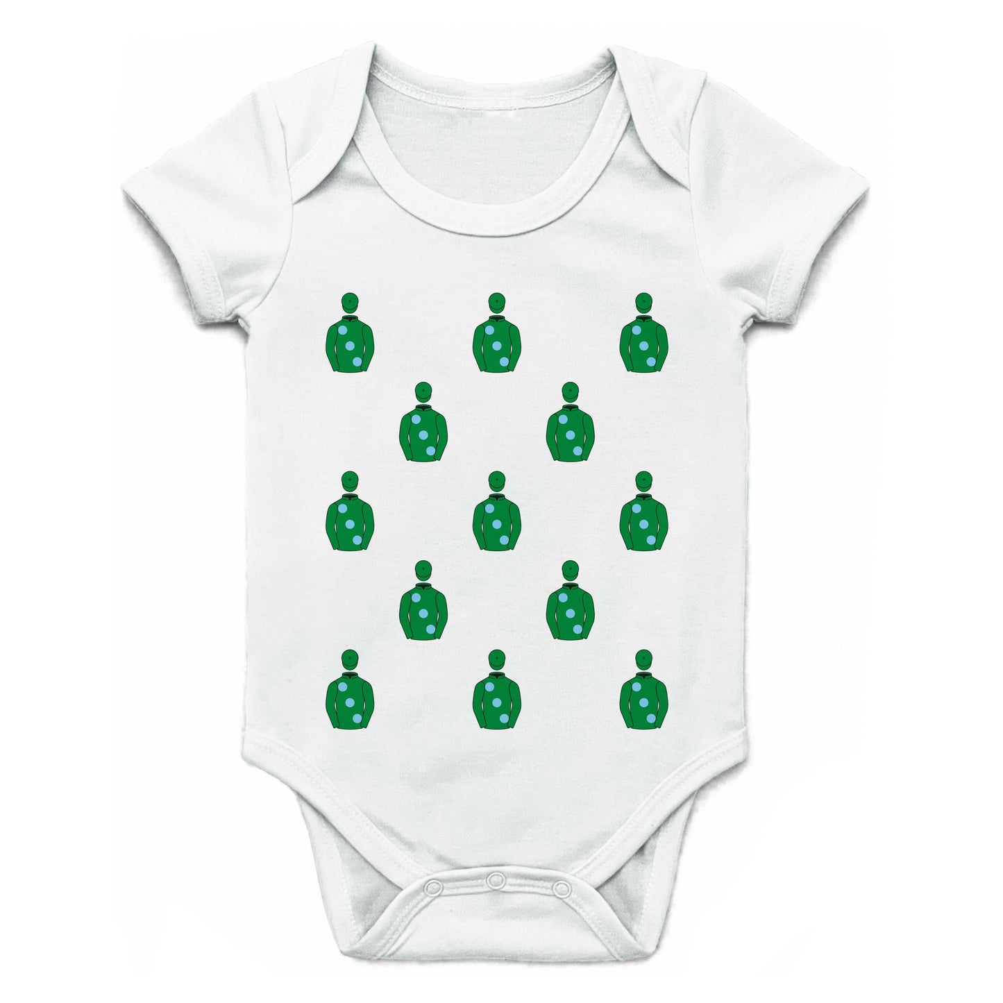 Ben Pauling Racing Club Multiple Silks Baby Grow - Baby Grow - Hacked Up