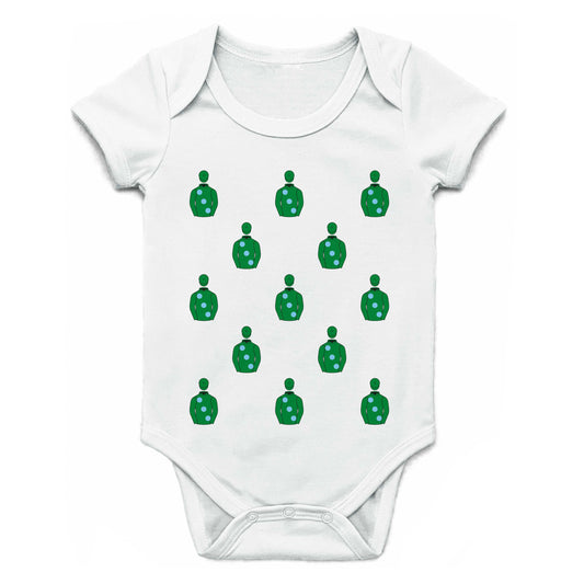 Ben Pauling Racing Club Multiple Silks Baby Grow - Baby Grow - Hacked Up