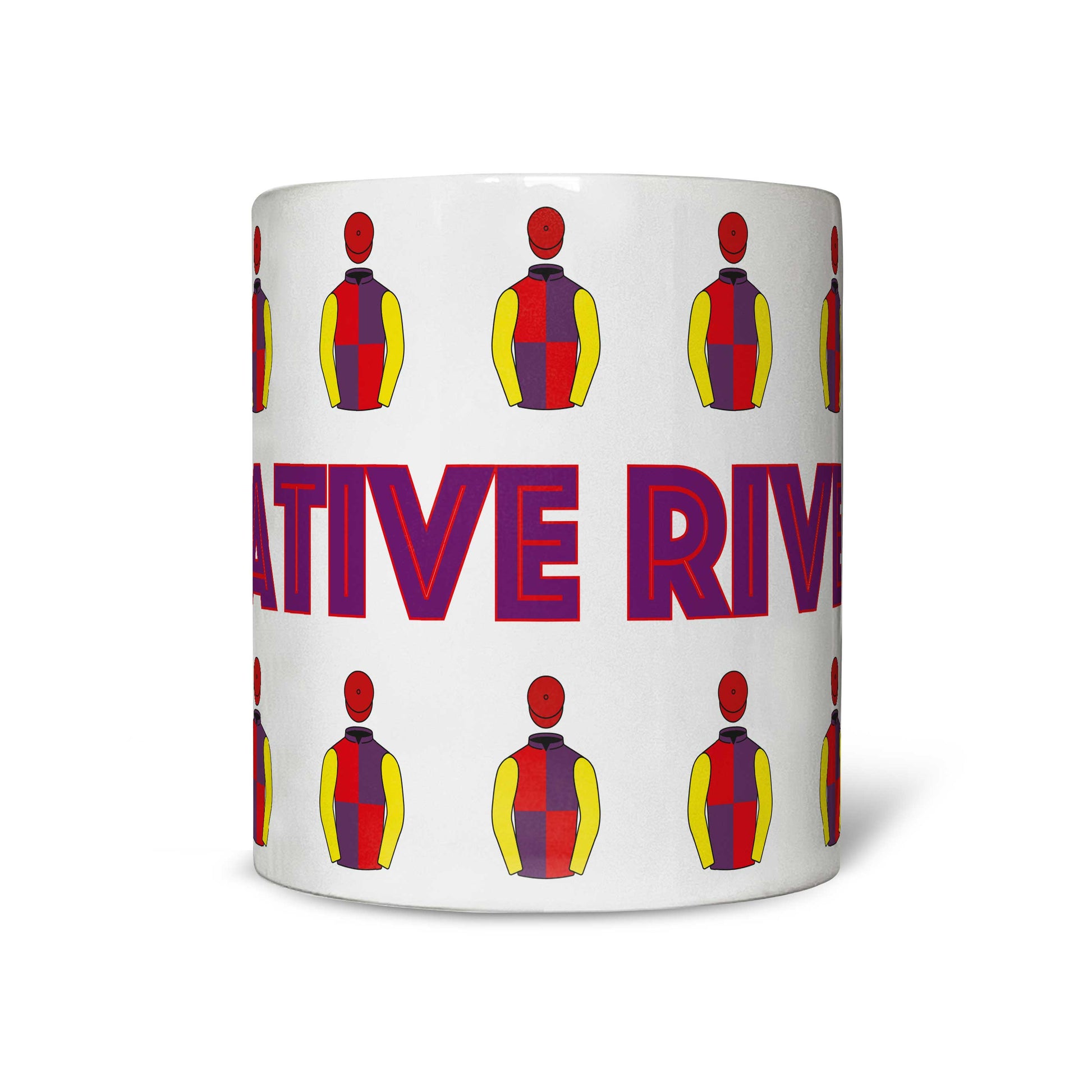 Brocade Racing Mug with Name - Hacked Up