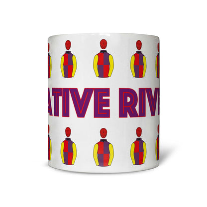 Brocade Racing Mug with Name - Hacked Up