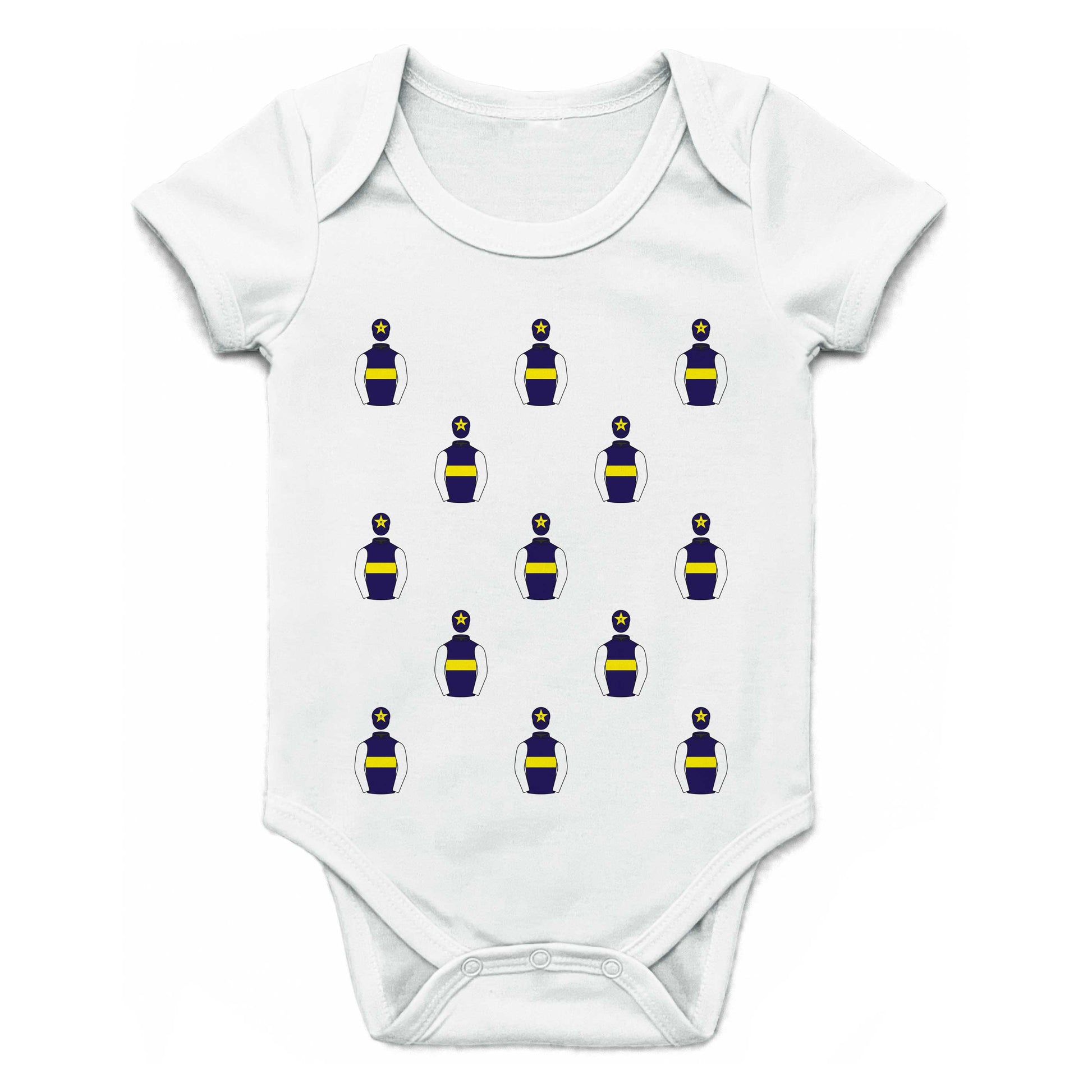 Bruton Street V Club Multiple Silks Baby Grow - Baby Grow - Hacked Up