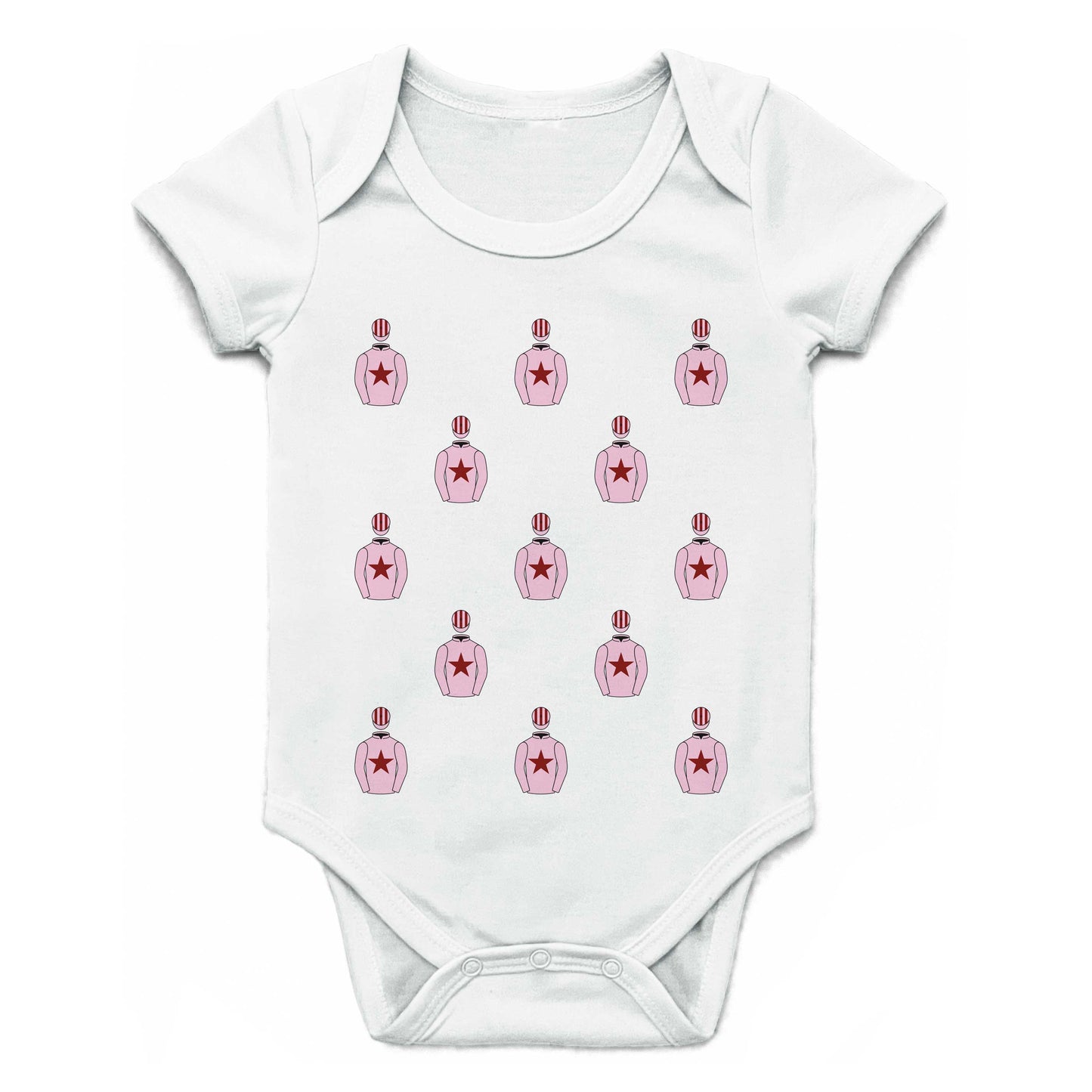 Mrs Caren Walsh And John Lightfoot Multiple Silks Baby Grow - Baby Grow - Hacked Up