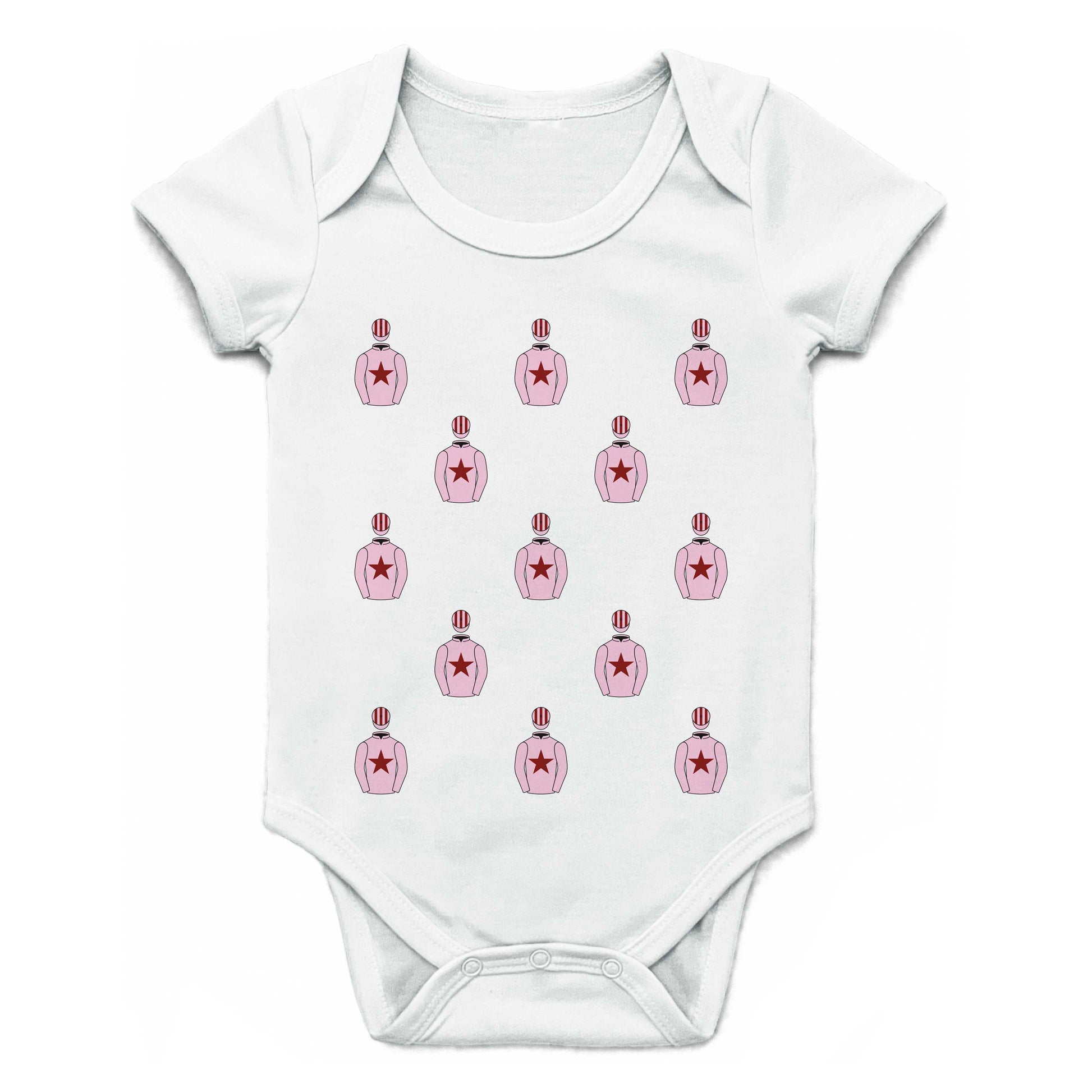 Mrs Caren Walsh And John Lightfoot Multiple Silks Baby Grow - Baby Grow - Hacked Up