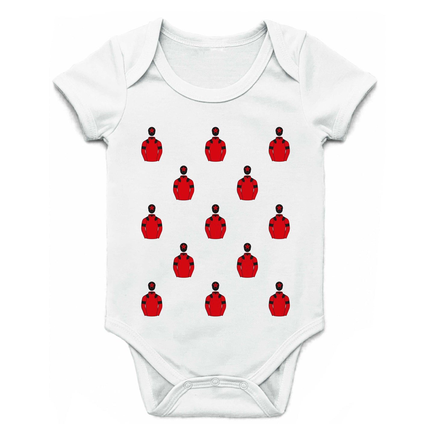 Mrs C Wymer and Pjs Russell Multiple Silks Baby Grow - Baby Grow - Hacked Up
