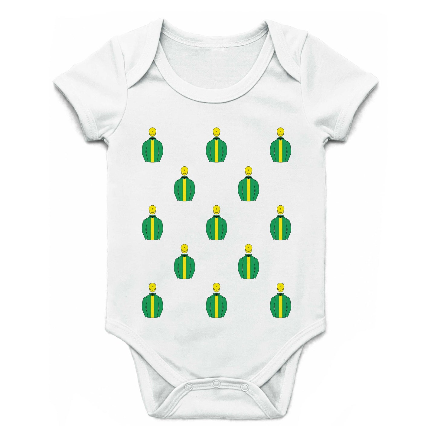 Thurloe Racing Multiple Silks Baby Grow - Baby Grow - Hacked Up