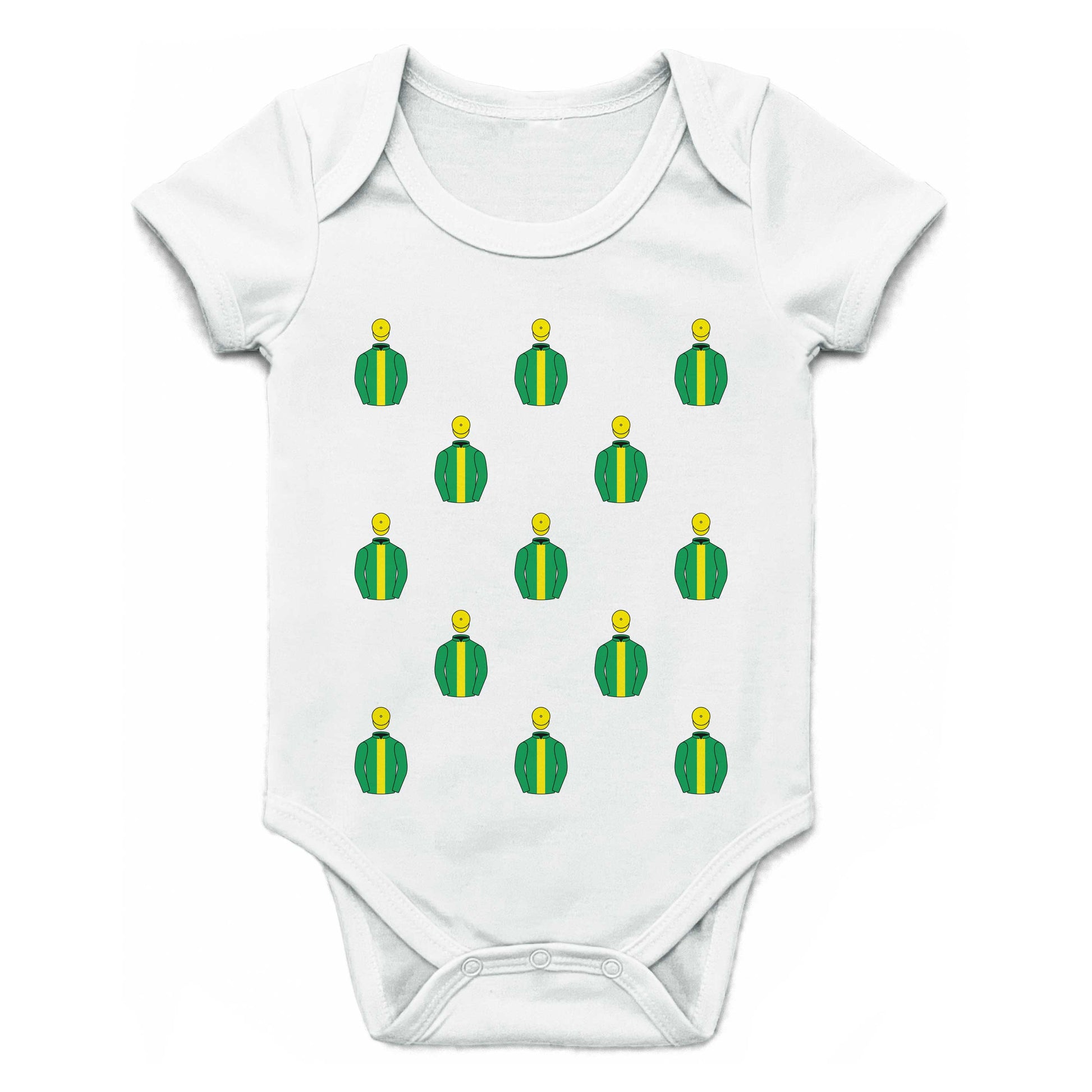 Thurloe Racing Multiple Silks Baby Grow - Baby Grow - Hacked Up
