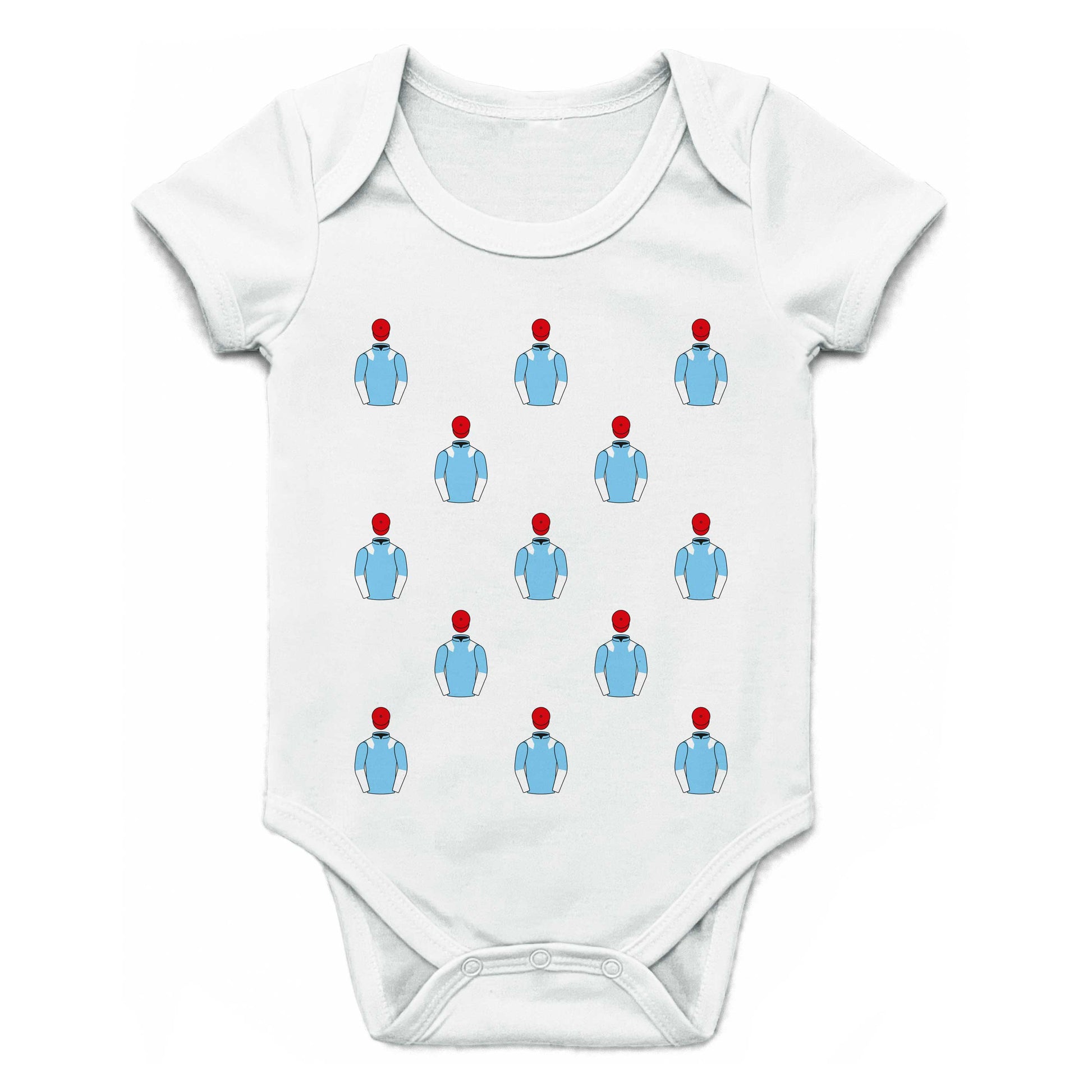 Foxtrot Racing Multiple Silks Baby Grow - Baby Grow - Hacked Up