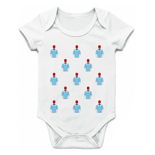 Foxtrot Racing Multiple Silks Baby Grow - Baby Grow - Hacked Up