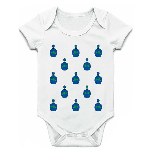 George Creighton Multiple Silks Baby Grow - Baby Grow - Hacked Up