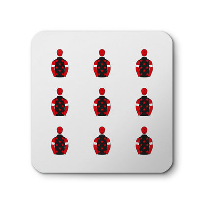 Christian Williams Racing club Ceramic Coaster - Ceramic Coaster - Hacked Up
