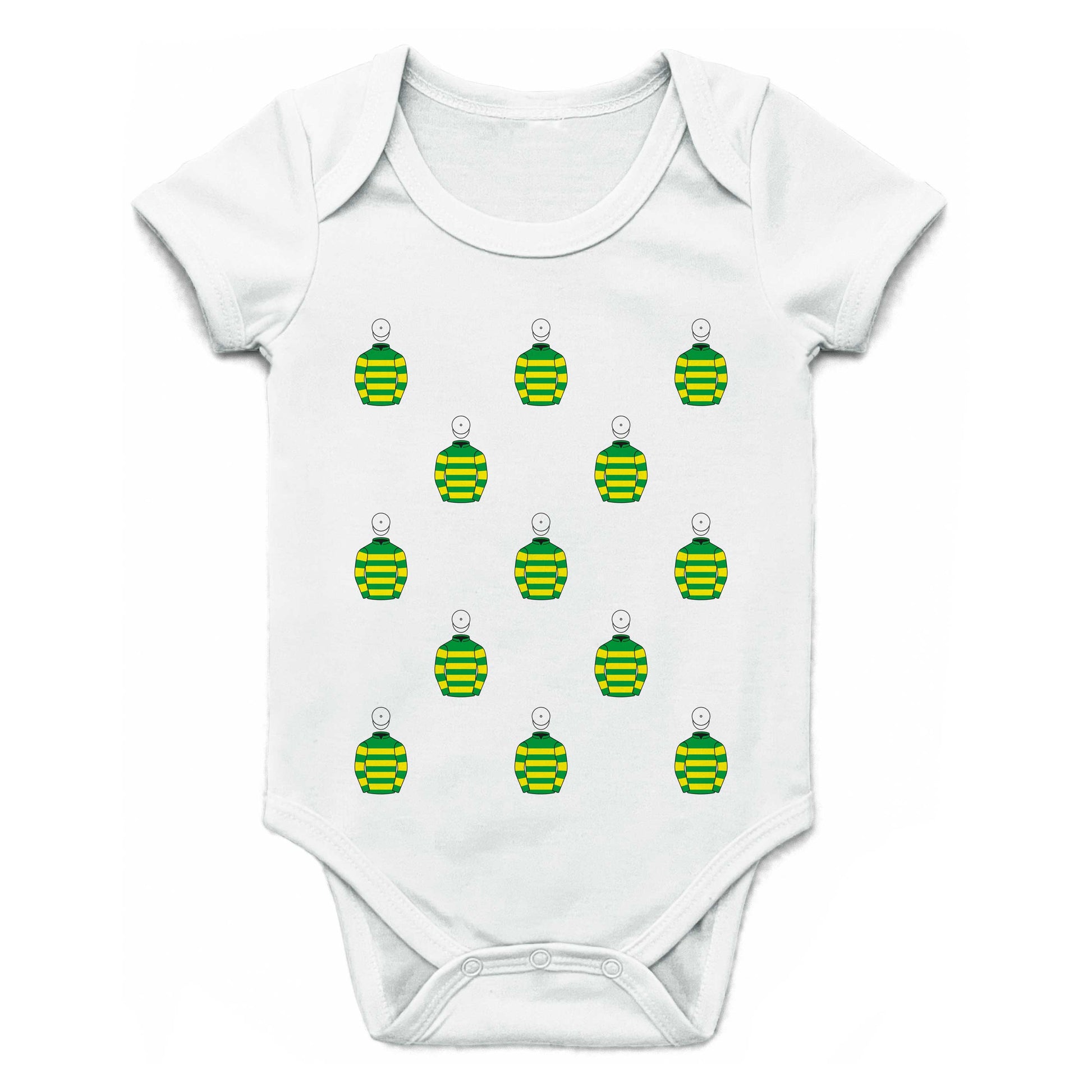J P McManus Multiple Silks Baby Grow - Baby Grow - Hacked Up