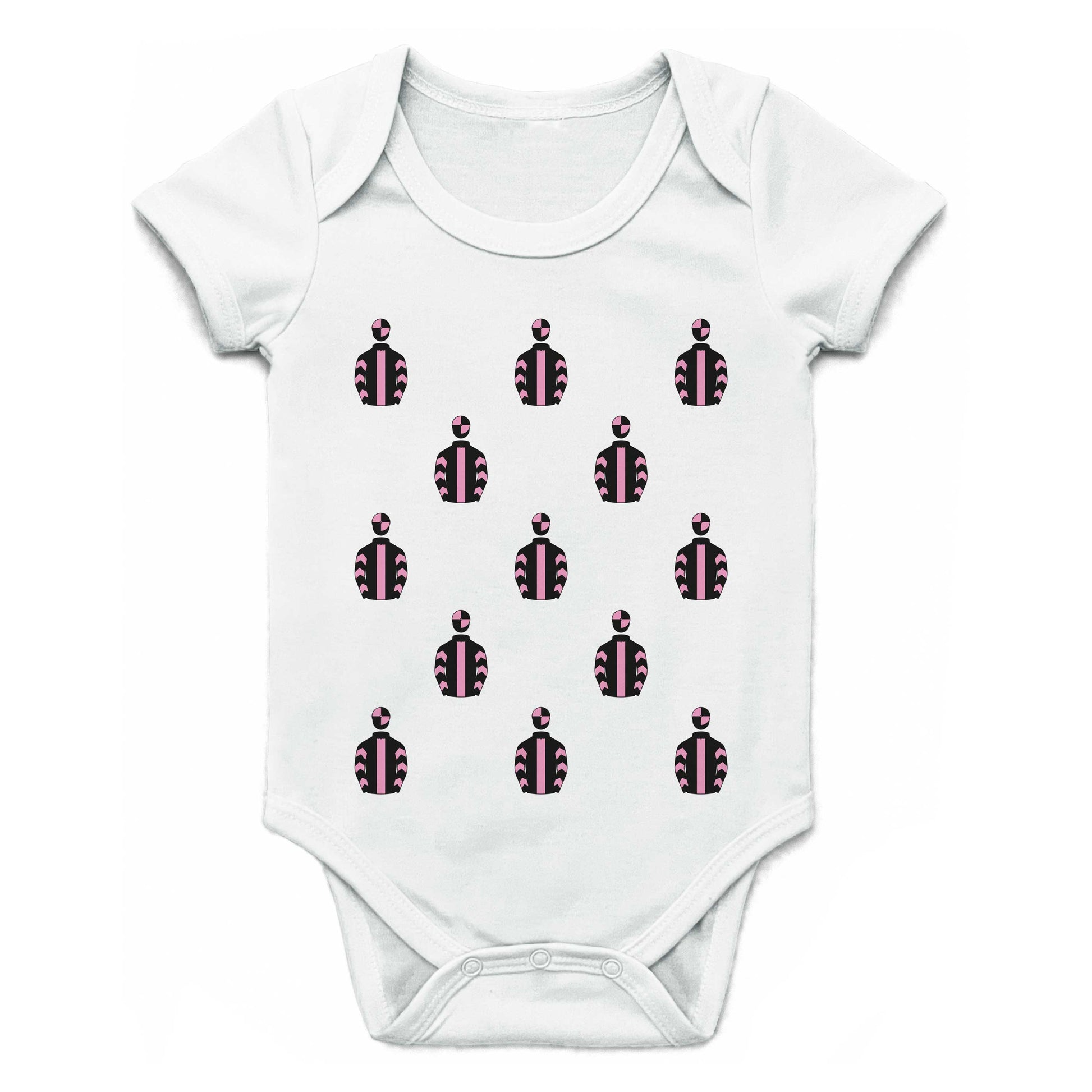 Julie And Phil Martin Multiple Silks Baby Grow - Baby Grow - Hacked Up