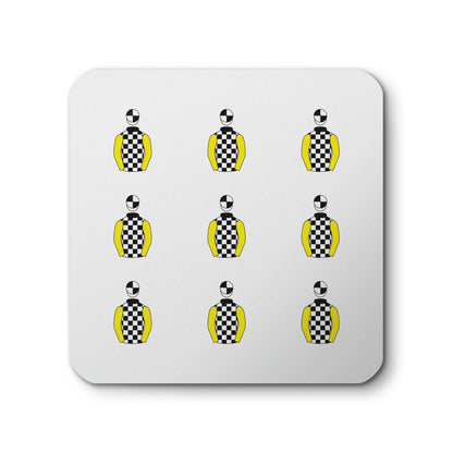 Malcolm C Denmark Ceramic Coaster - Ceramic Coaster - Hacked Up