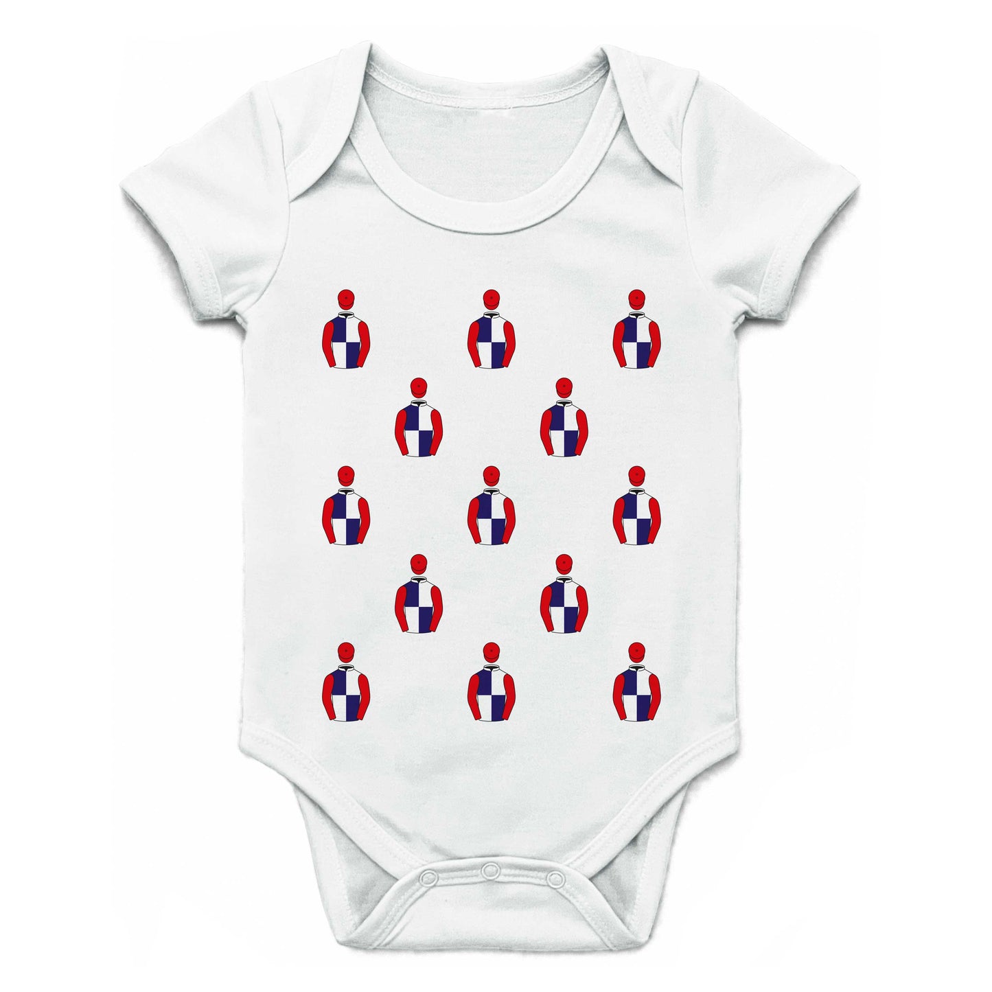 Geegeez Racing Syndicate Multiple Silks Baby Grow - Baby Grow - Hacked Up