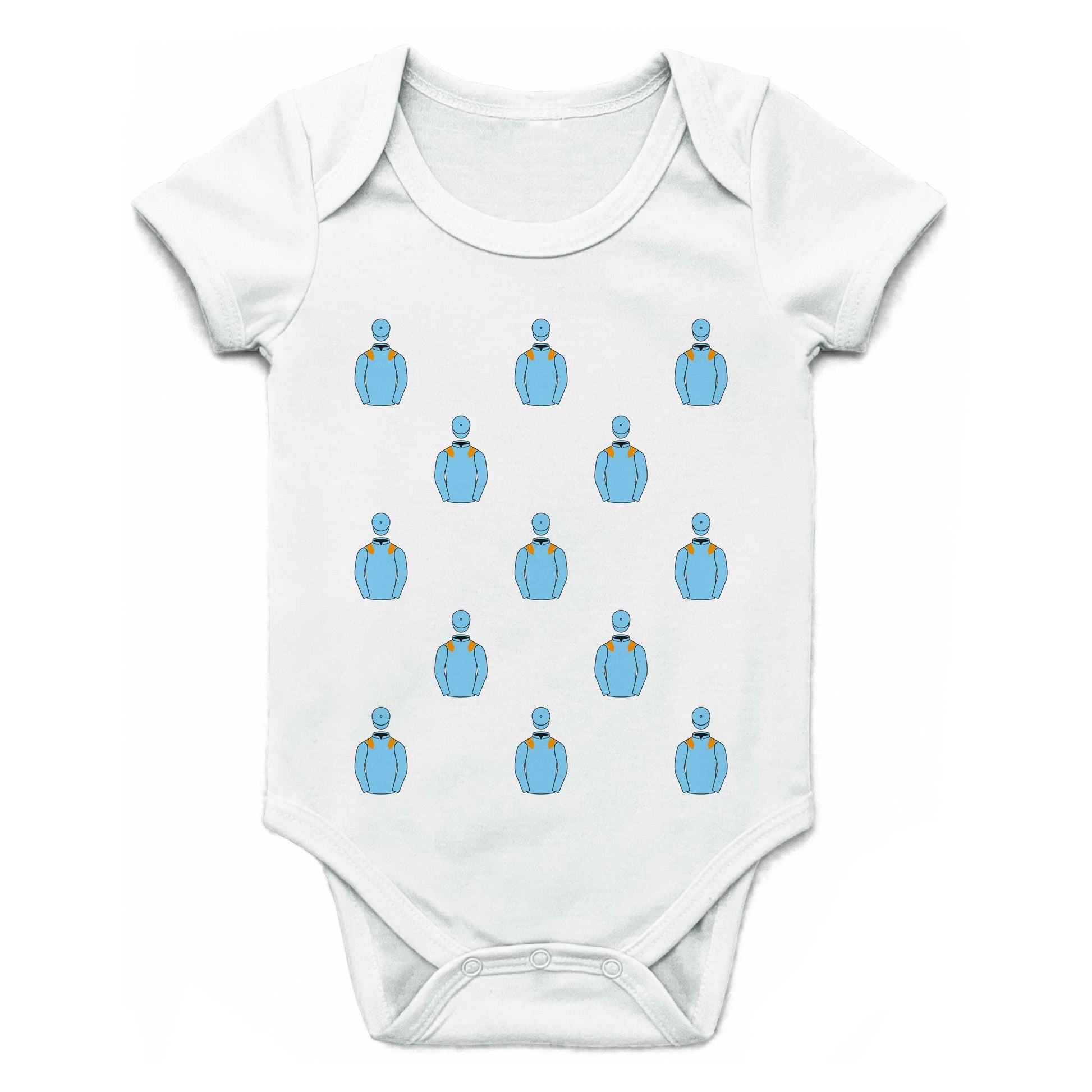 Middleham Park Racing Multiple Silks Baby Grow - Baby Grow - Hacked Up