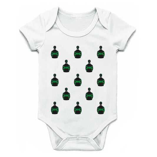 Diamond Racing Syndicate Multiple Silks Baby Grow - Baby Grow - Hacked Up