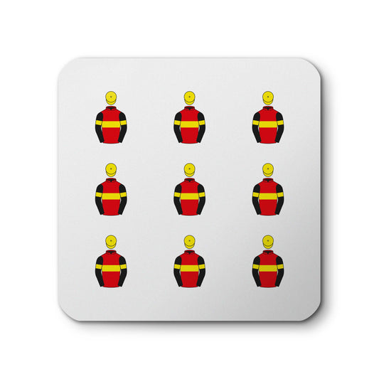 Four Candles Partnership Ceramic Coaster - Ceramic Coaster - Hacked Up