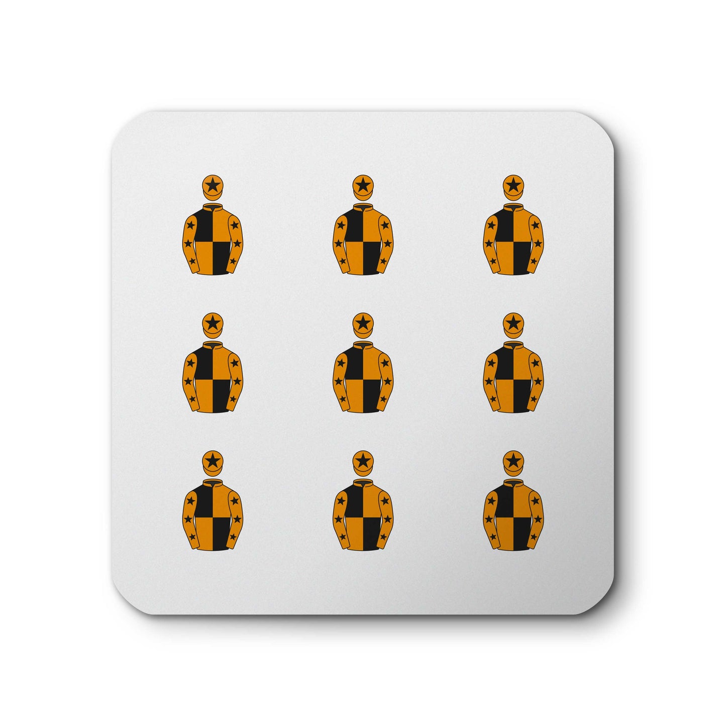 One For Luck Racing Syndicate Ceramic Coaster - Ceramic Coaster - Hacked Up
