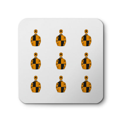 One For Luck Racing Syndicate Ceramic Coaster - Ceramic Coaster - Hacked Up