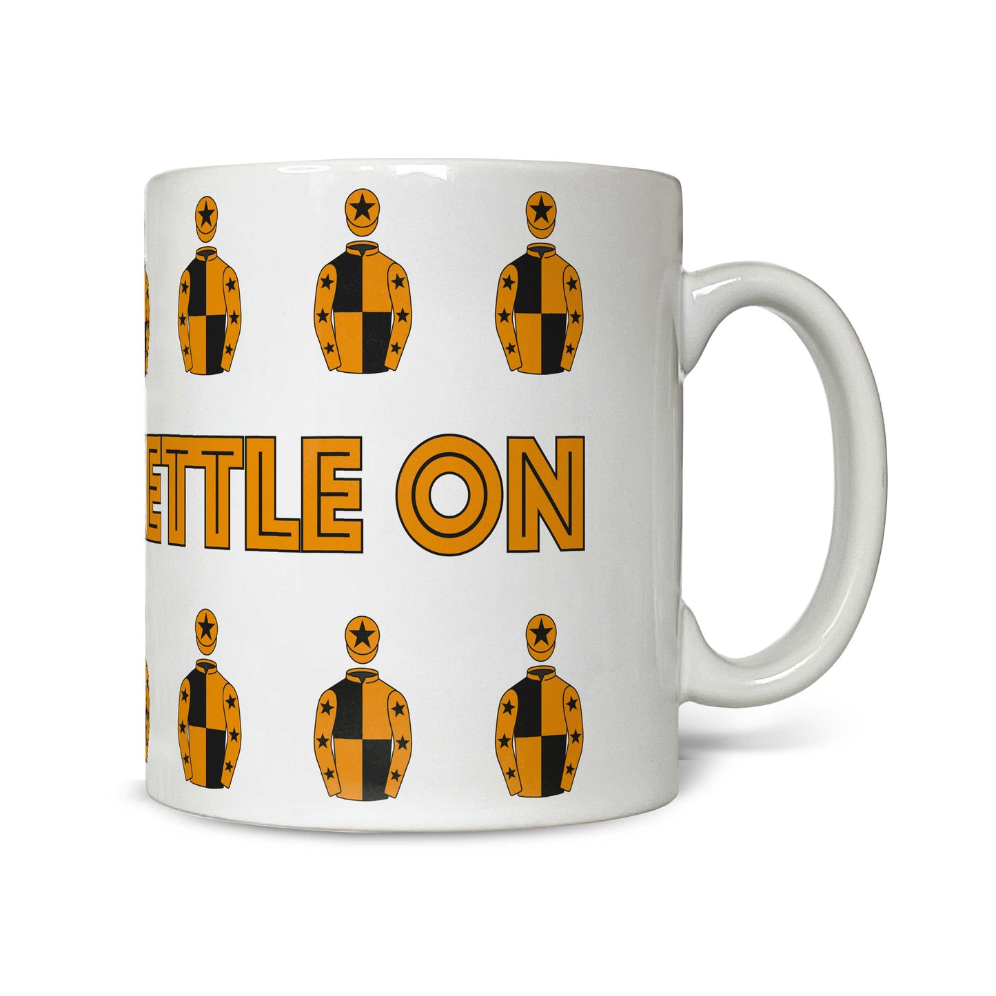 One For Luck Racing Syndicate Mug with Name - Hacked Up