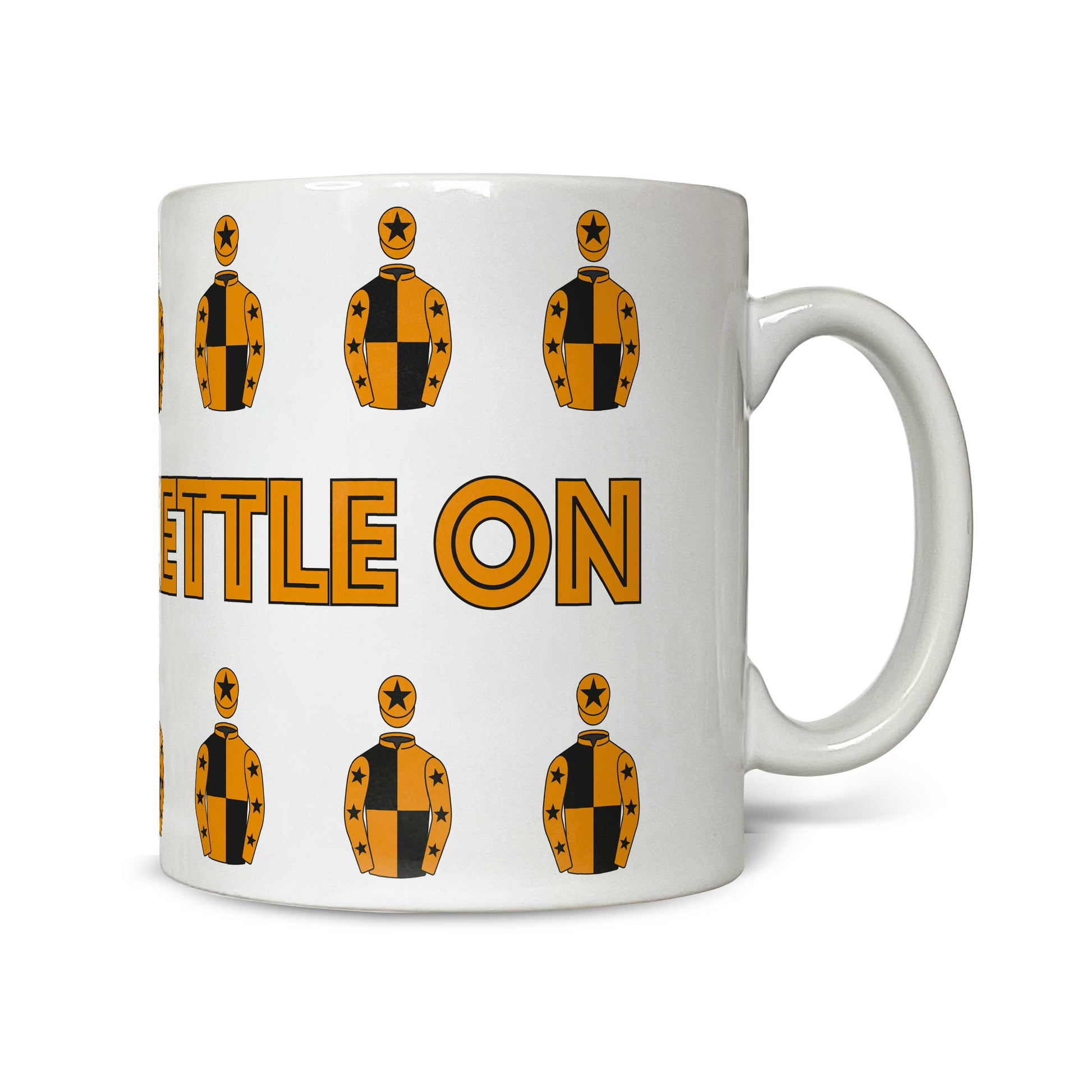 One For Luck Racing Syndicate Mug with Name - Hacked Up