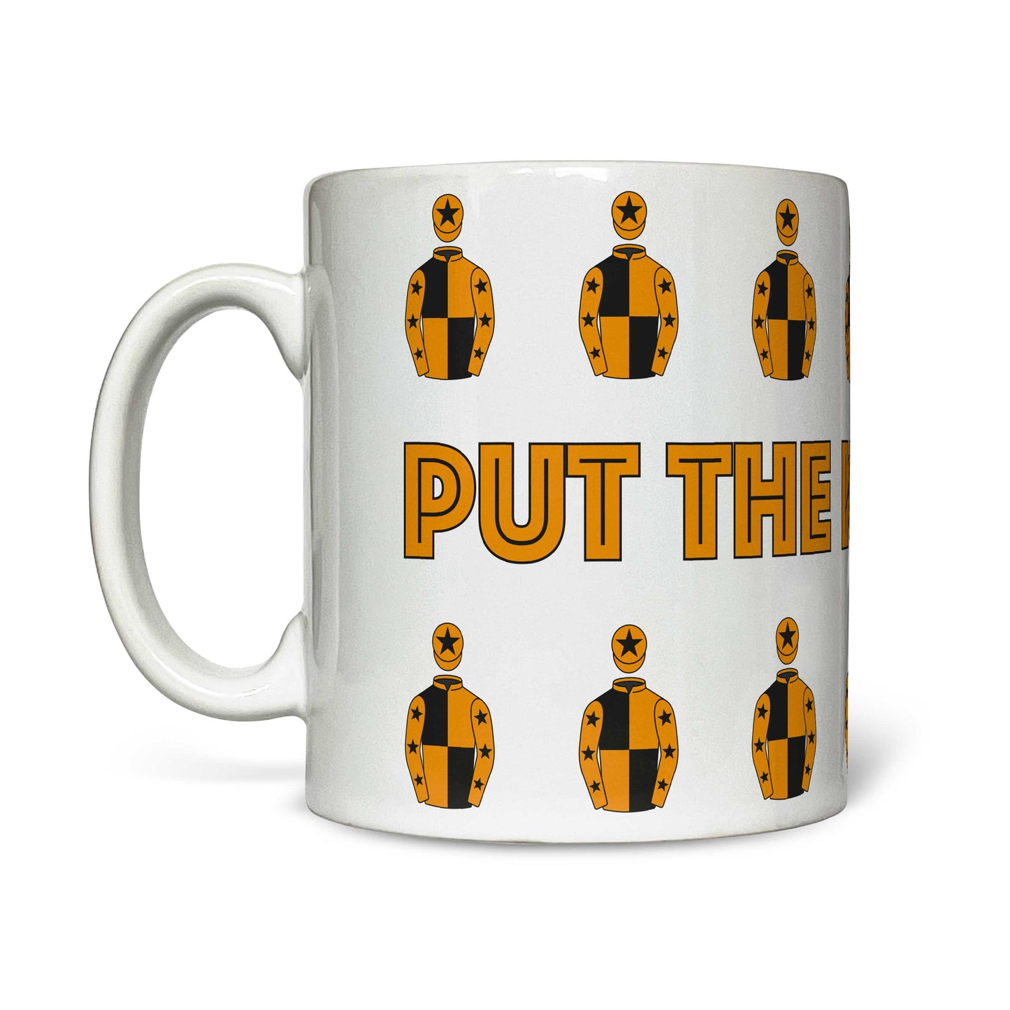 One For Luck Racing Syndicate Mug with Name - Hacked Up