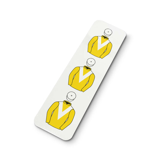 Old Gold Racing Bookmark - Bookmark - Hacked Up
